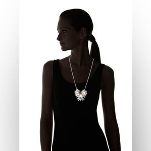 Suzanna Dai appliqué leather necklace handcrafted